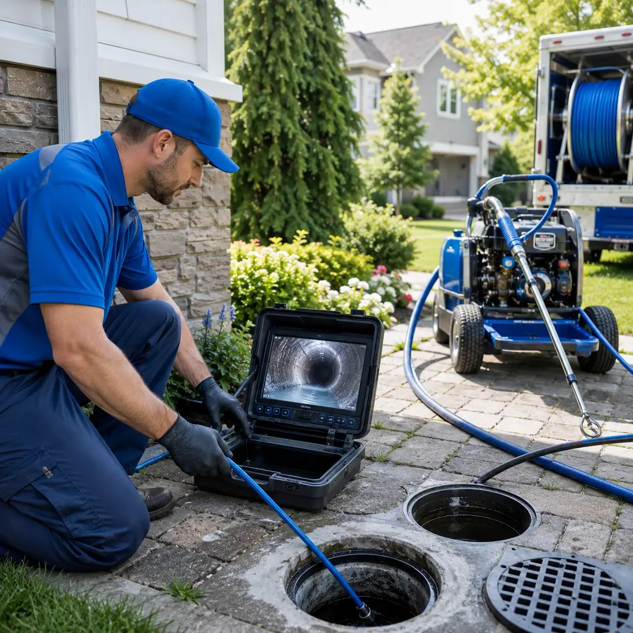 Outdoor drain cleaning professionals serving Maben, MS